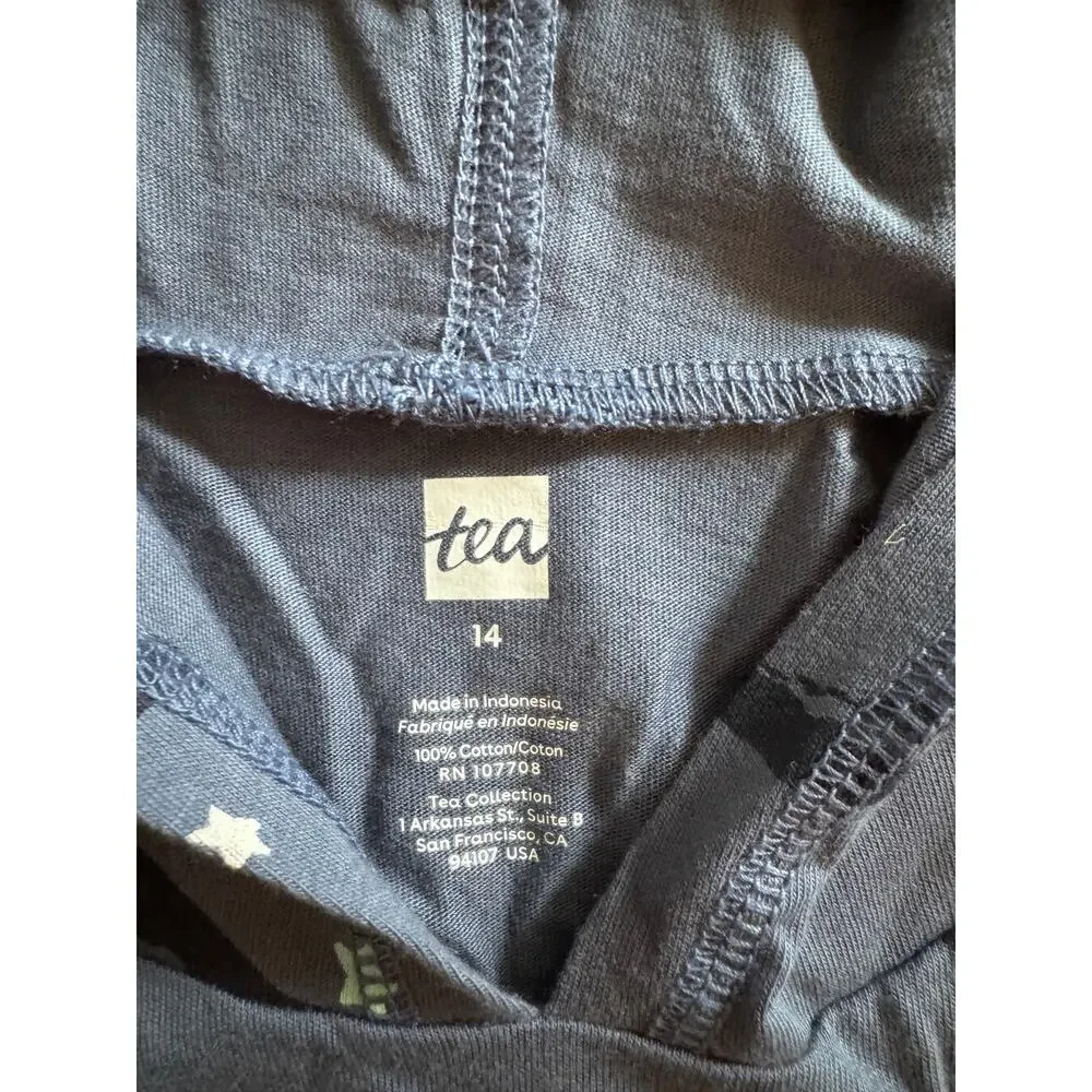 NWT Tea Collection starry hooded dress
